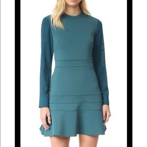 Fingers keepers Dress long Sleeve Green